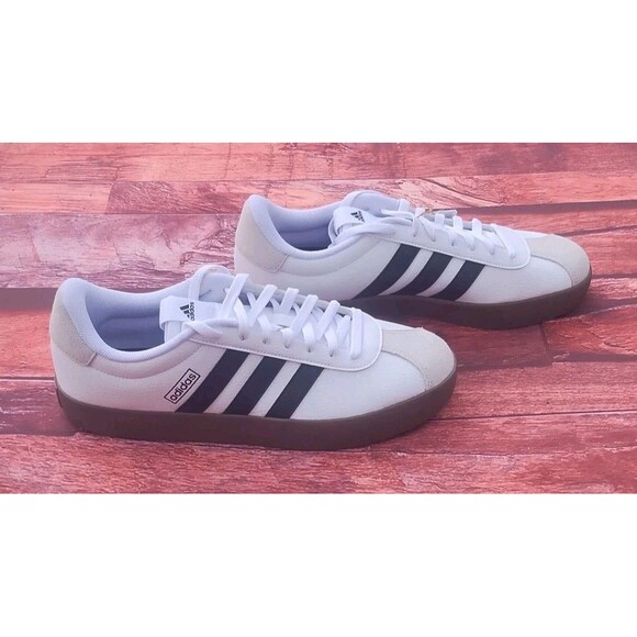 Adidas VL Court 3.0 Sneakers Shoes Mens White ID6285 Skateboarding Sz 9.5 NEW main image 4
